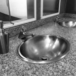 Vasque encastrée en inox