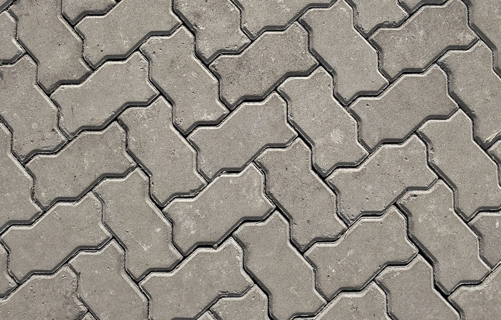 Pavé en béton autobloquant carrossable