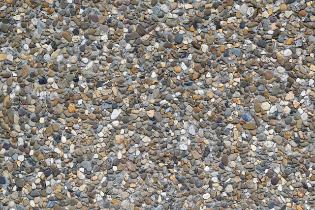 Dalle avec gravillons