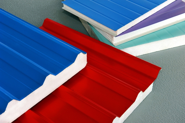 Peinture panneaux sandwiches