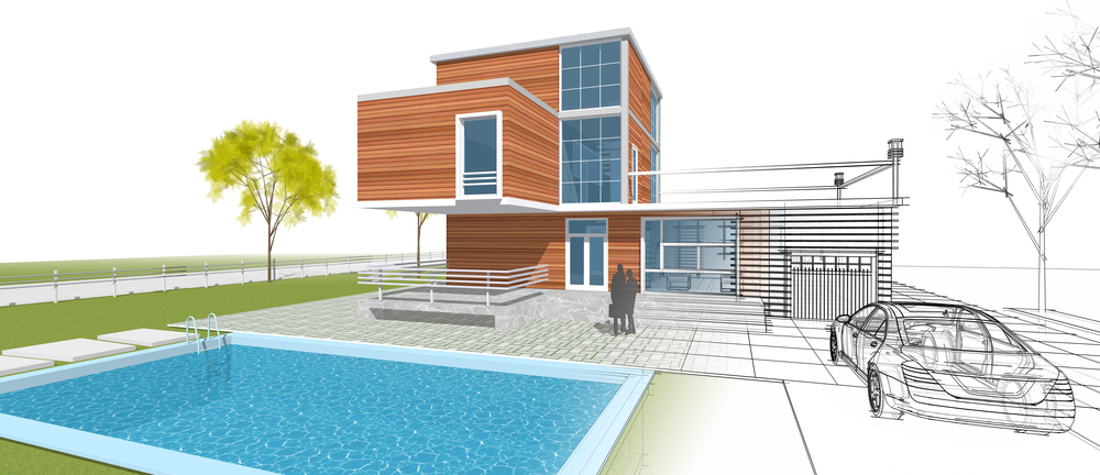 Plan construction maison moderne