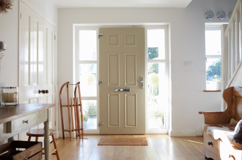 L'entrée d'une maison