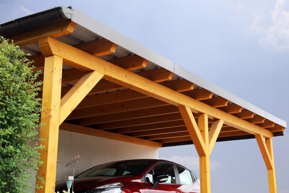 Carport en bois
